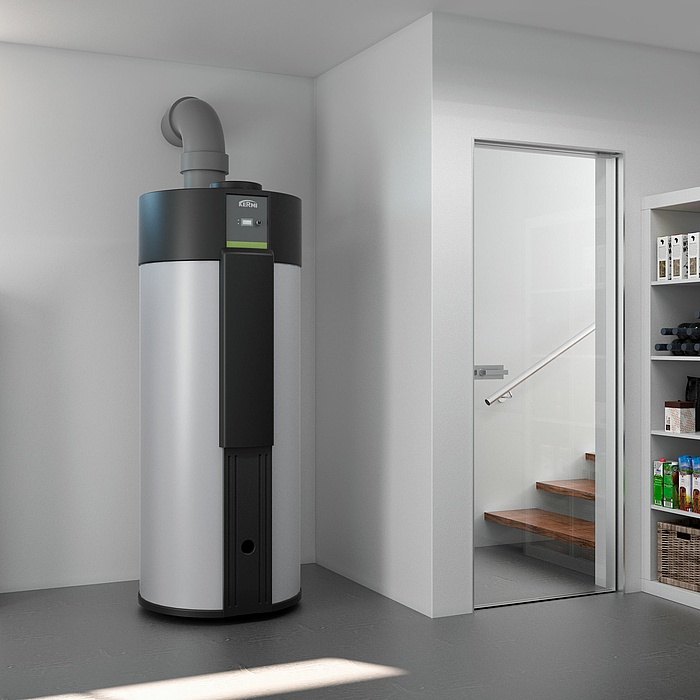 Pompa ciepła do wody użytkowej x-change fresh Wysoce wydajna pompa ciepła x-change fresh do zrównoważonego, oszczędzającego zasoby podgrzewania ciepłej wody użytkowej.