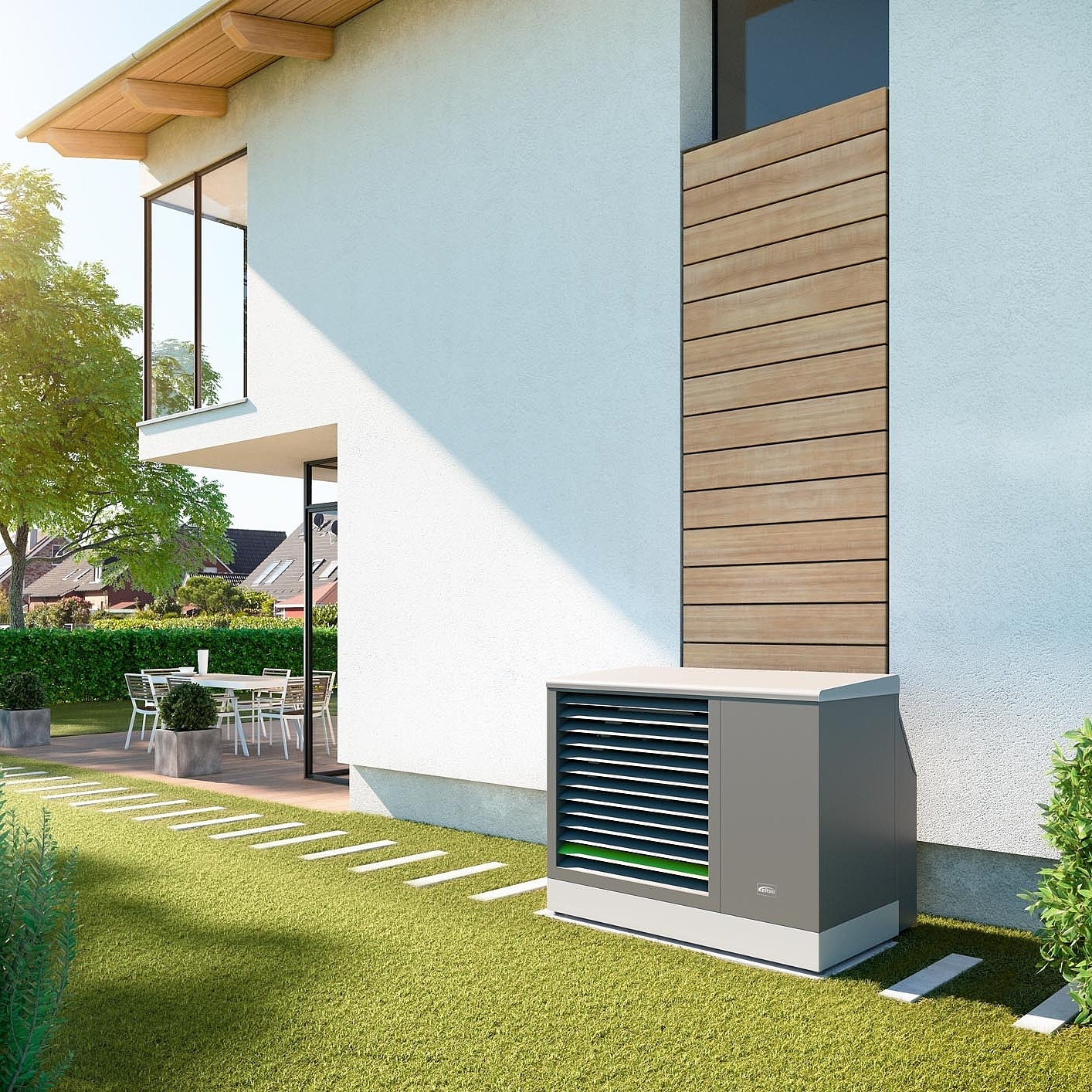 x-change dynamic pro AW E air/water heat pump for outdoor installation