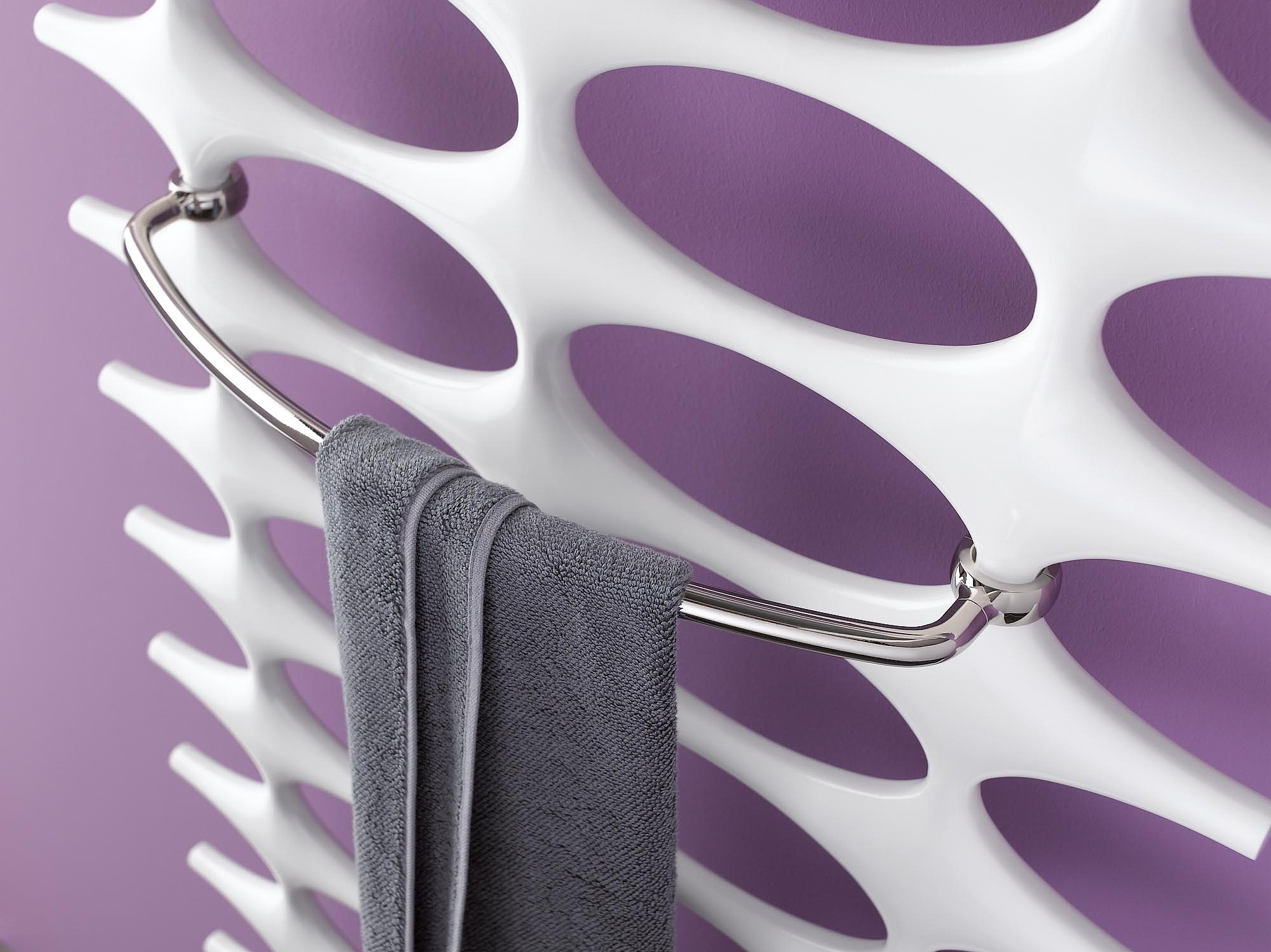 Towel rail for Kermi Ideos design and bathroom radiators.