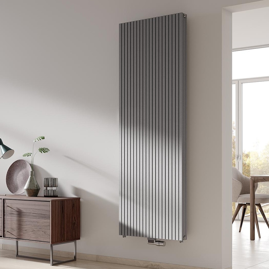 The Kermi Decor-Arte Pure design and bathroom radiator is available in many different heights and lengths.