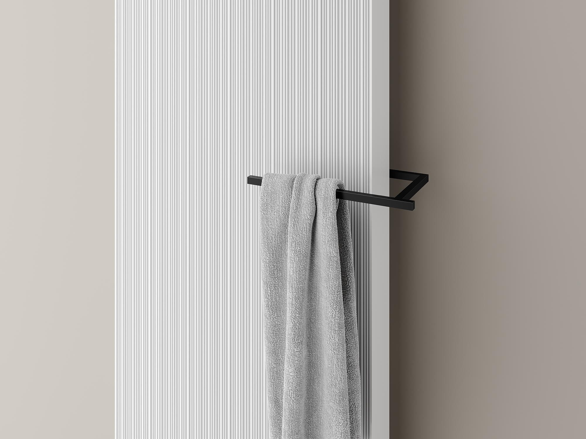 Short rail for Kermi Decor-Arte Line design and bathroom radiators.