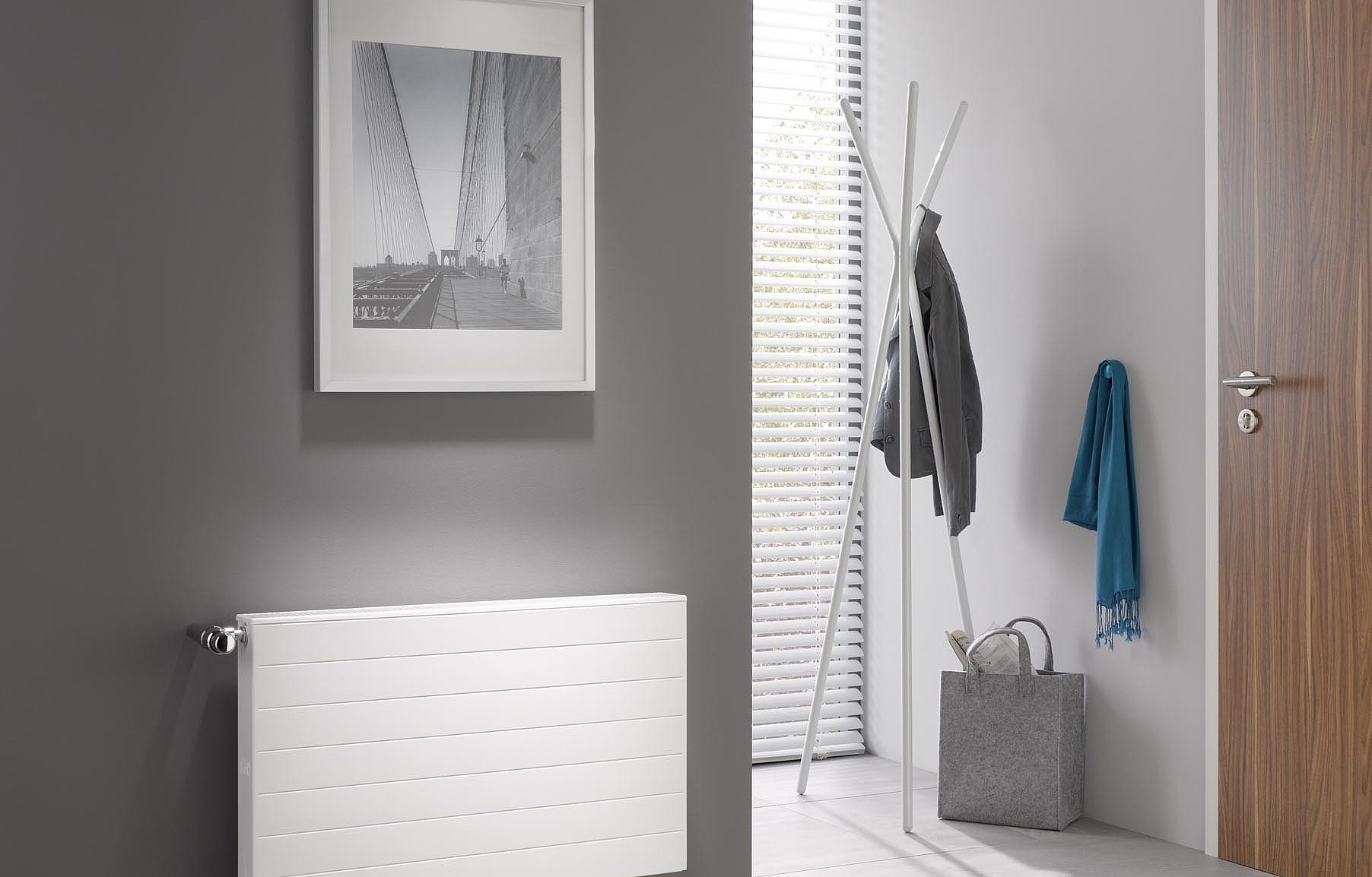 Kermi therm-x2 Line-K compact radiators with a timeless design.