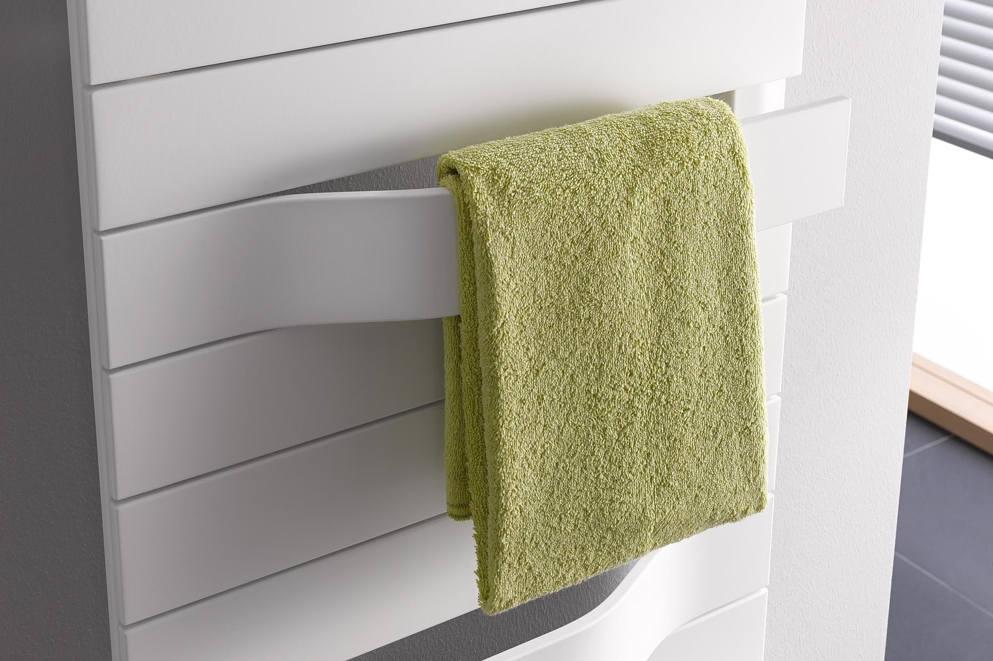 KERMI Tabeo design and bathroom radiators KERMI Tabeo design and bathroom radiators with towel rails that protrude dynamically from the surface.