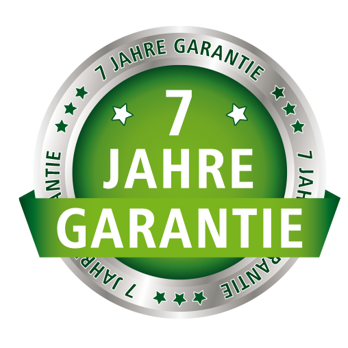 Zertifikat 7 Jahre Service und Garantiepaket