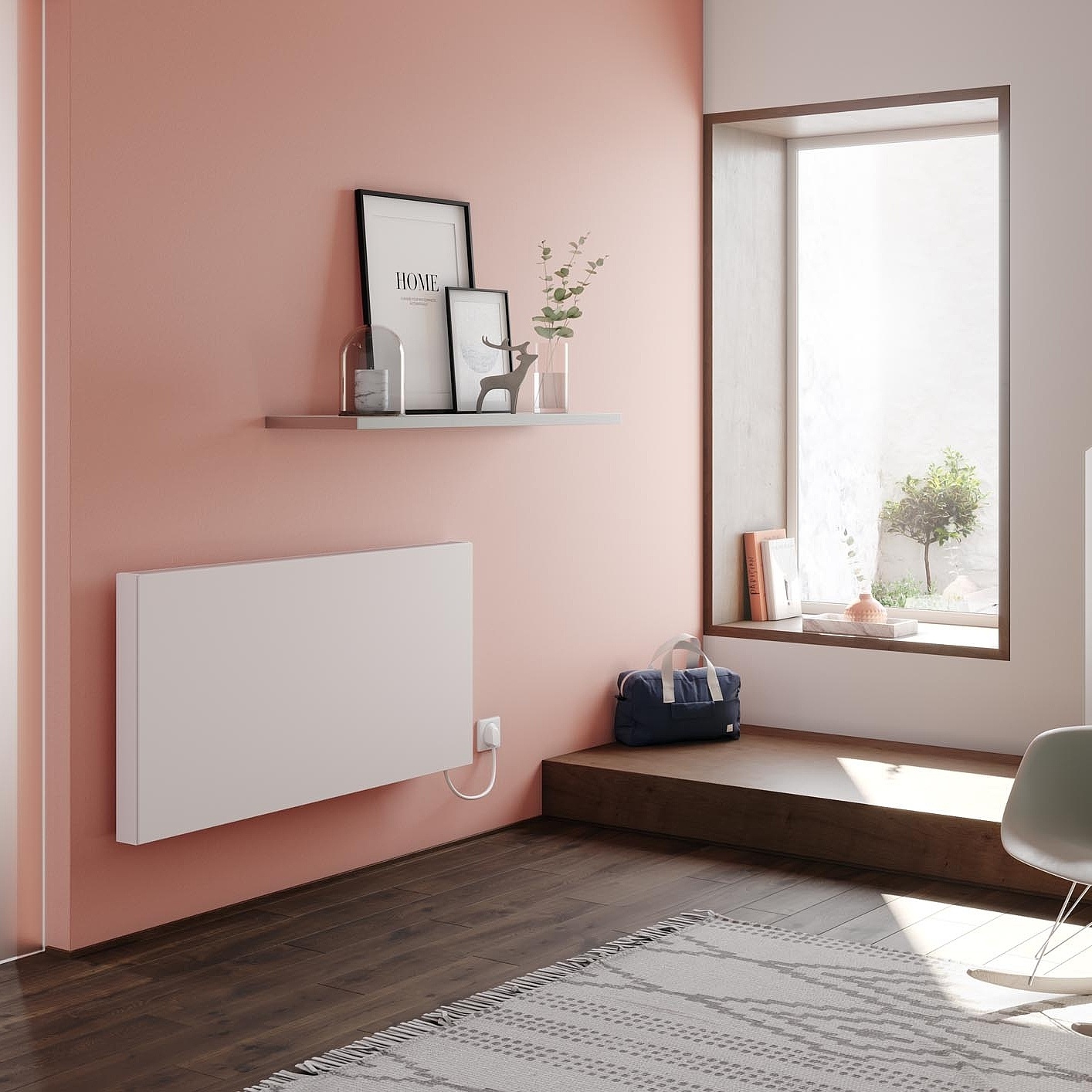 Kermi x-therm +e electric steel panel radiators can be used in any location where there is no connection to the central heating network.