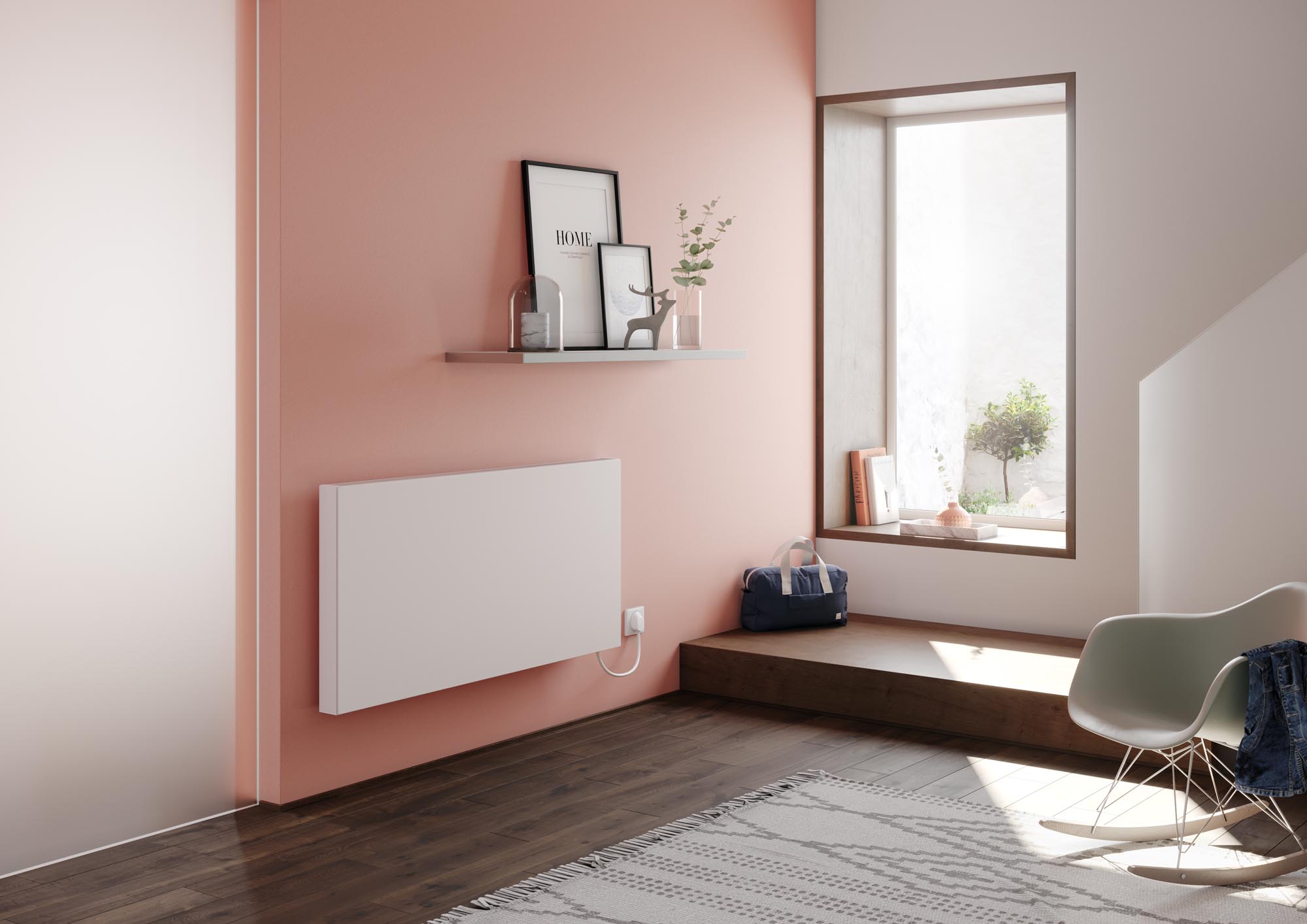 Kermi x-therm +e electric steel panel radiators can be used in any location where there is no connection to the central heating network.